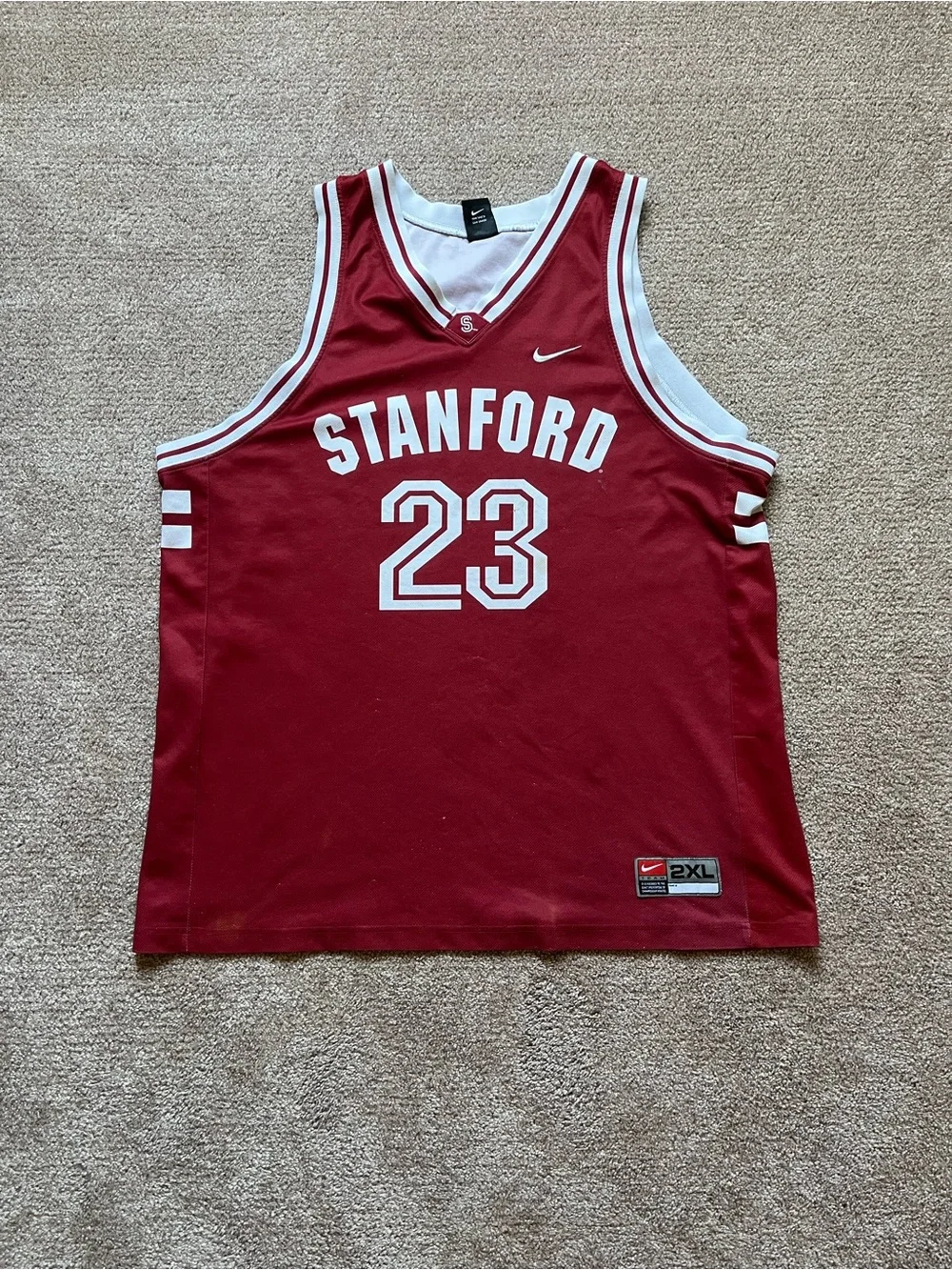 VTG 90’s / Y2K Nike Stanford Cardinal #23 Basketball Jersey